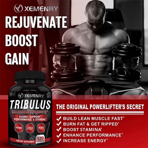 Tribulus terrestris 1500 mg - 45 % de saponines - booster de testostérone - Imagen 3 de 11