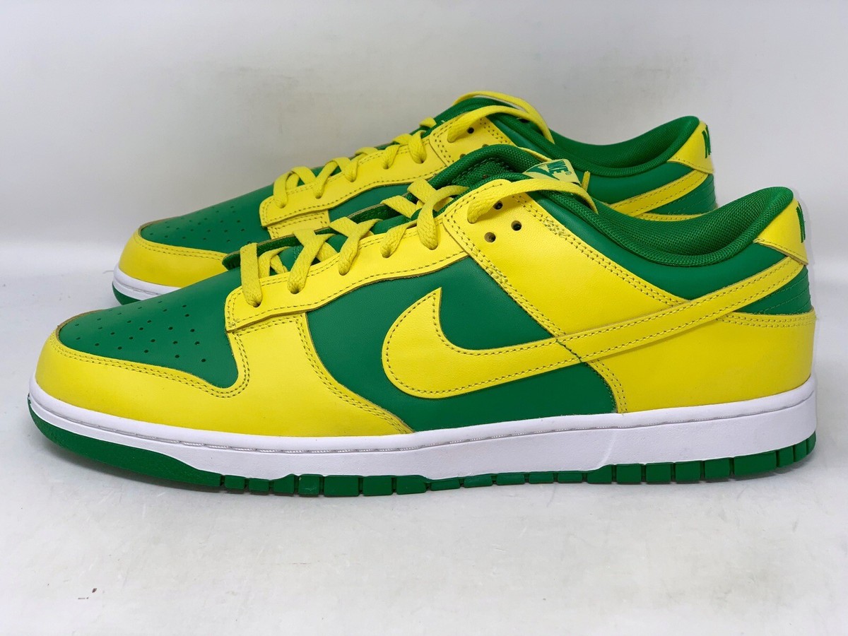 最終価格　Nike dunk low retro Brazilグリーン/イエロー Nike Dunk Low Retro Reverse Brazil Green Yellow DV0833-300