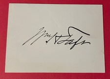 WILLIAM H. TAFT 27th PRESIDENT CUT SIGNATURE AUTOGRAPH & RR AUCTION CERTIFICATE