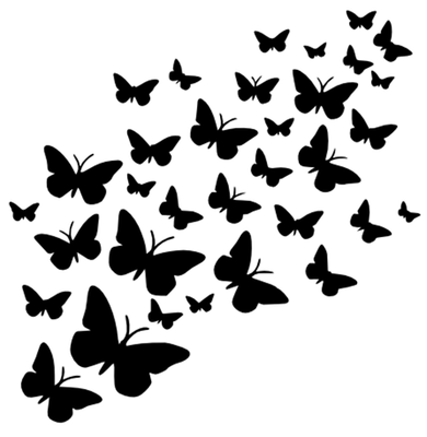 Butterfly K Animal Mylar 190 Stencil Reusable Airbrush Paint Crafts Butterflies