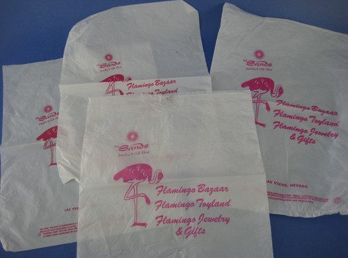 Sands Hotel Casino Gift Shop Plastic Bag Assortment Las Vegas Lot of 10 - Imagen 6 de 6