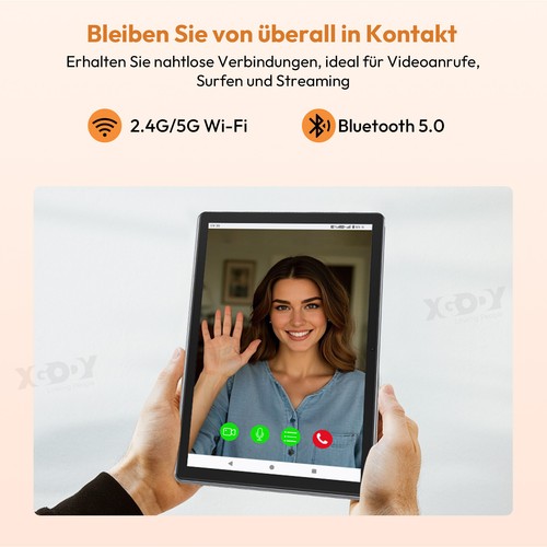 2025 Neu Tablet Android 15 24GB RAM+256GB 8000mAh 10.1 Zoll 13MP+8MP 5G WlFl GPS - Bild 10 von 12