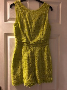 lime green playsuit