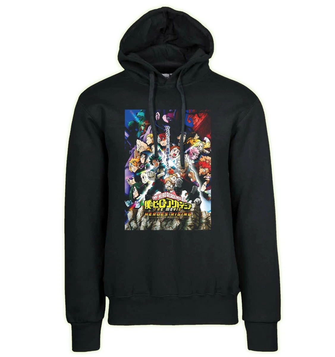 Hoodie Black Black Sweatshirt My Hero Academia The Movie Heroes Rising