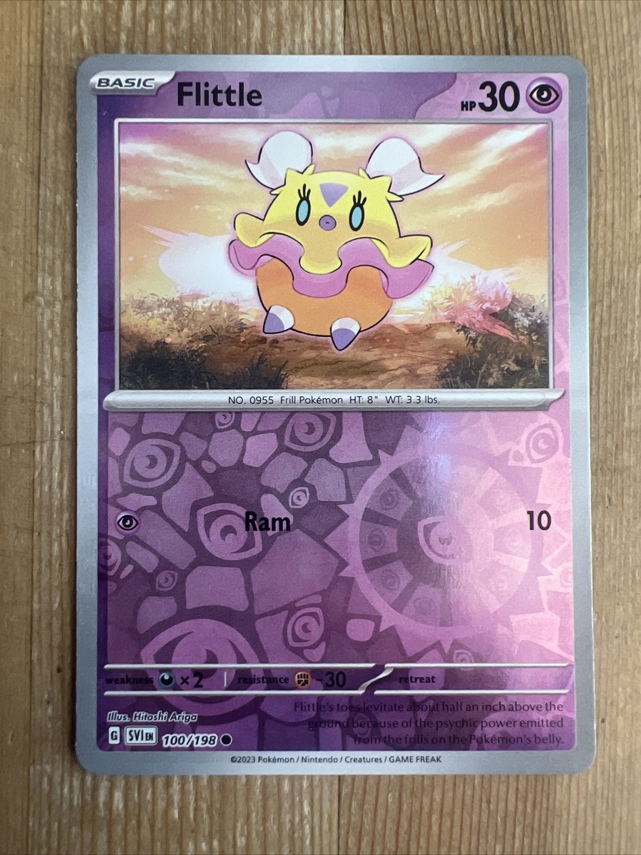POKEMON Card - Flittle 100/198 - Reverse Holo - Scarlet & Violet - NM | eBay