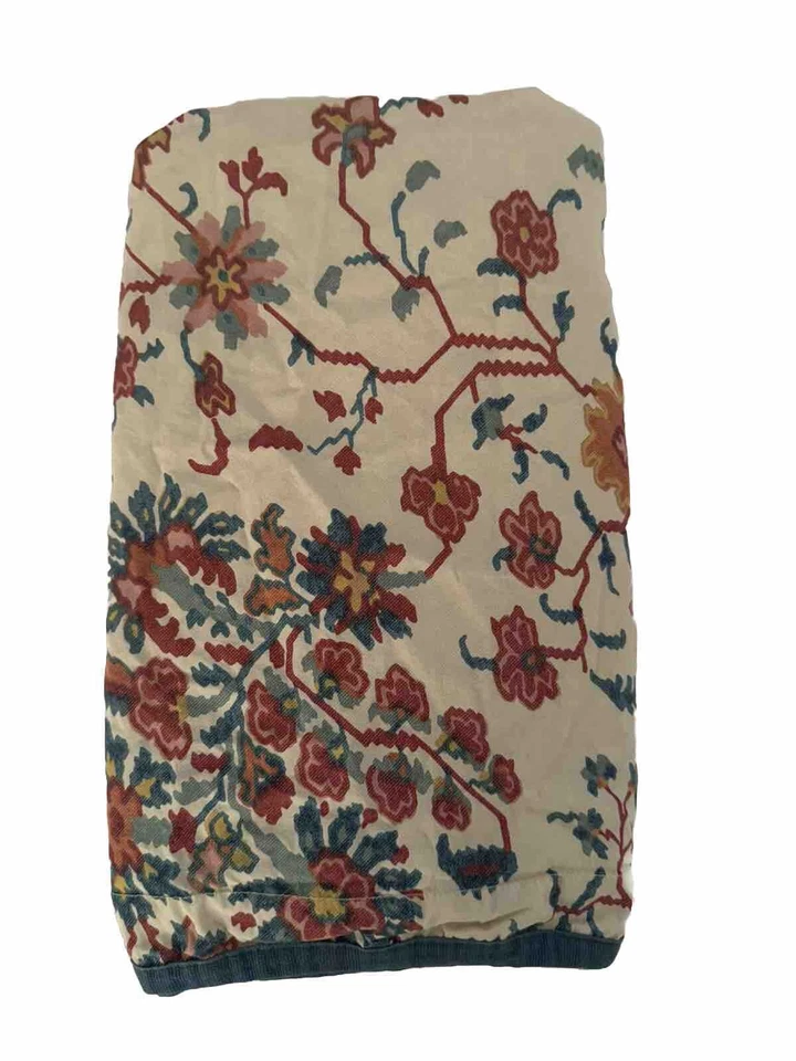 10 pc CHAPS Ralph Lauren MOROCCO Blue Orange Floral Comforter Pillow Sheet SET - Image 2 of 4