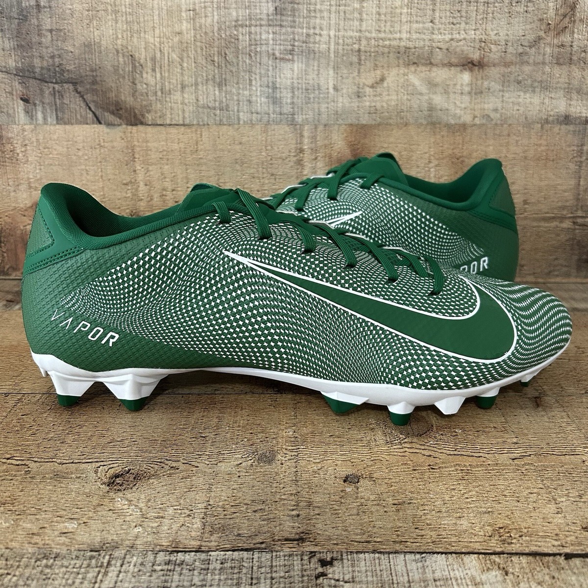 Nike Football Cleats Mens Size 15 Green Vapor Edge Team TD Low