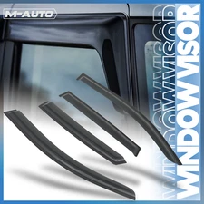 Smoke Window Visor Shade Vent Wind Rain Deflector Guard for 07-12 Dodge Caliber
