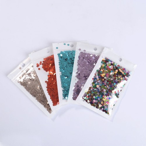 Flat Round Loose Metallic Shiny Sequins Clothes Dress Sewing Craft Wedding 2-6mm - Picture 4 of 48