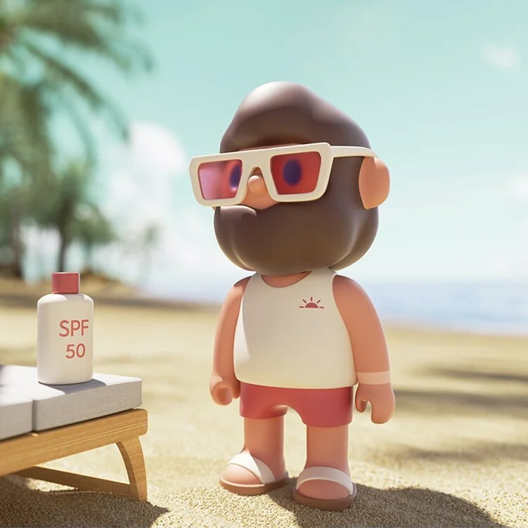 F.UN x FARMER BOB Island Series - SPF 50+ mini figure New