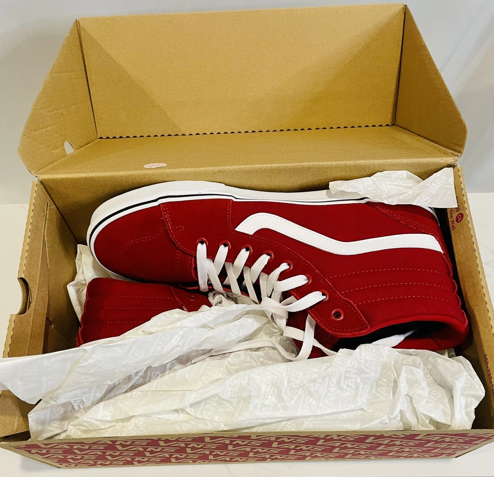 Filmore Hi VANS Suede Canvas Chili Pepper. Size 11.5