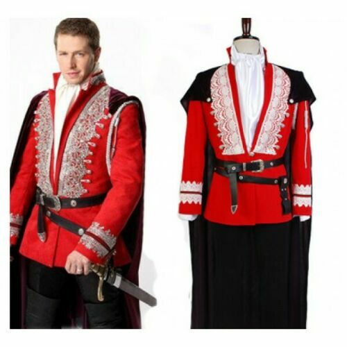 Cinderella III A Twist In Time Prince Charming Cosplay Costume Uniform Party