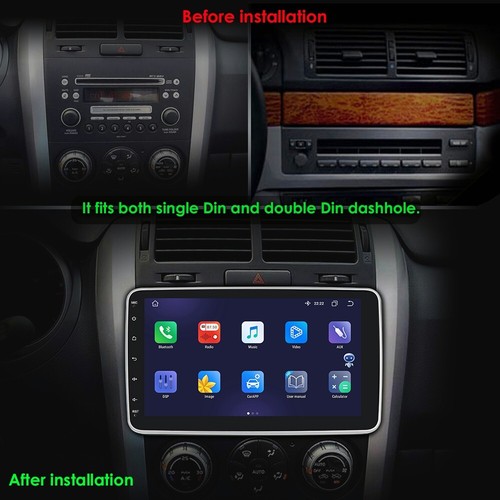 With Backup Camera Android 12 Carplay 8 Core 32GB Car Stereo Radio Video Player - Picture 2 of 6