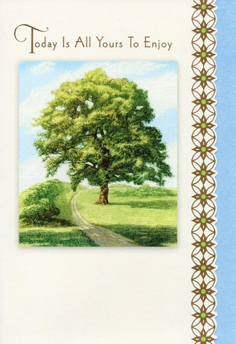 Thoughtful & Caring HAPPY FATHER'S DAY Card, "Wishing You" Tree by Hallmark +✉ - 第 1/5 張圖片