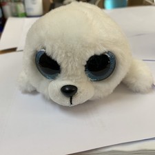Ty Beanie Boos - ICY the White Baby Seal 6" Plush Stuffed Animal RETIRED No Tag