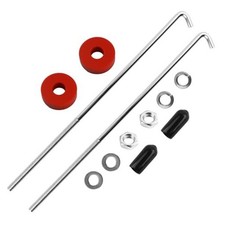 Universal Battery Hold Down Kit with J Hook,10 Inch Car Battery Holder Bracket