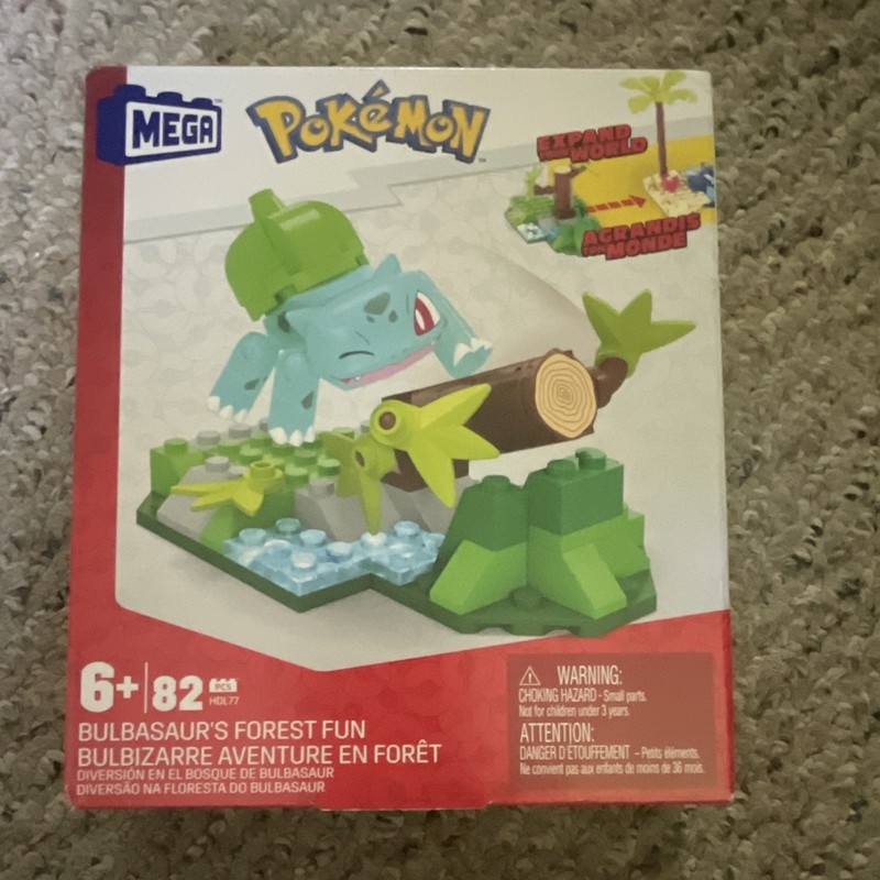 MEGA Pokémon Bulbasaur's Forest Fun Building Set 82pc Ages 6+ HDL77