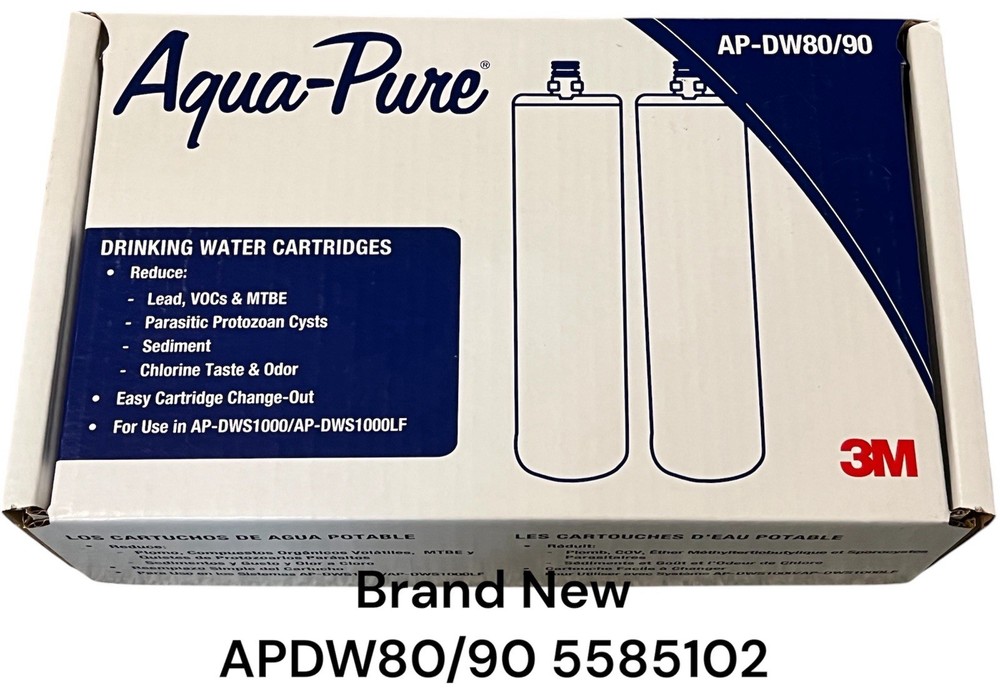 3M Aqua-Pure APDW80/90 Under Sink Water Filter Replacement 5585102 Free Shipping