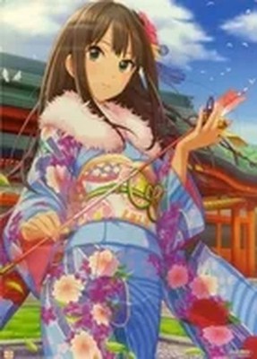 B2 Reversible Poster Rin Shibuya/Chieri Ogata & Kanako Mimura ''Blu-ray/D... USED