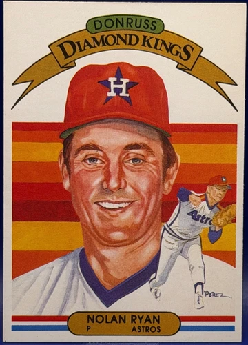 1982 Donruss Nolan Ryan Diamond Kings #13 Houston Astros HOF