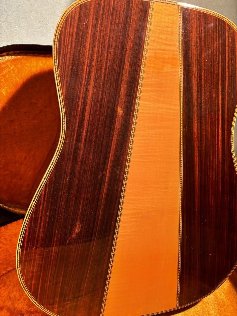 Acoustic Guitar Yamaki YW-50 Solid Spruce Top Natural with Hard