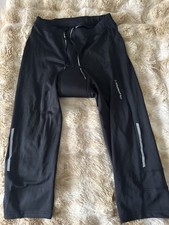 Muddyfox women's black cropped padded  cycling bottoms sz 14