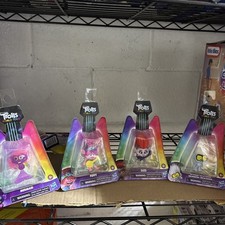 Lot of 4, DreamWorks Troll Figures 1 World Tour Diamond