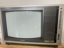 Sony Trinitron KV-1913 Vintage 19 CRT TV GREAT CONDITION Classic Made In 1980