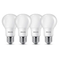 4 X Philips LED Lampen A60 Birnen 8W =60Watt E27 Matt 806Lm Licht Warmweiß 2700K