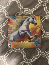 Spirit of Rainbow Equus 500 Piece Jigsaw Puzzle by Ceaco New Sealed