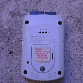 SEGA HKT-7000 Memory Card White Sleep Mode for Sega Dreamcast