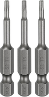 3 StüCk T9 Torx Bit Set Schraubendreher Bitsatz 1/4 Zoll Sechskantschaft 50Mm La
