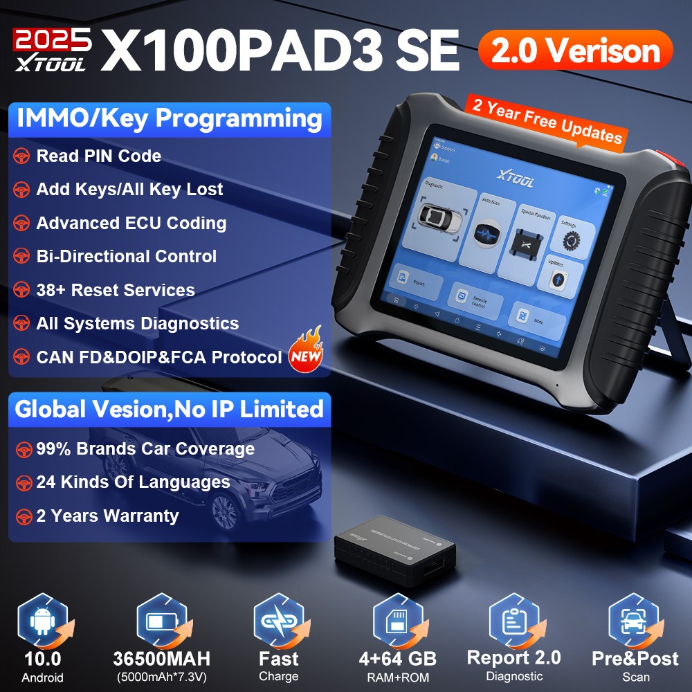2025 XTOOL X100 MAX IMMO Key E.CU Programming Diagnostic Tool Scanner With KC501 | UK - Foto 6