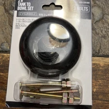 Everbilt Toilet 2 Inch Tank to Bowl Set Fits 2" Flush Valve 3 Bolts 1005 226 666