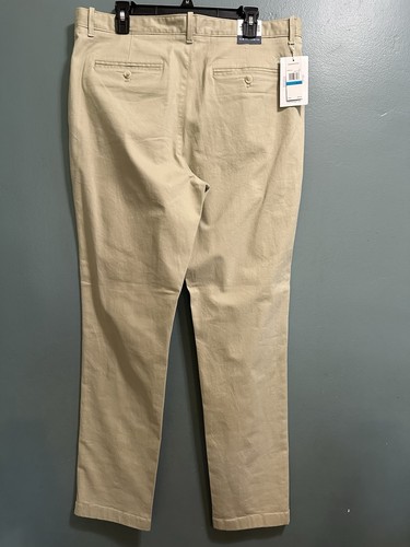 Original Penguin Men's Slim Fit Stretch Pant Agate Gray Khaki Size 36x32 NEW - Picture 9 of 9