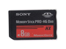 Sony Memory Stick Pro-HG Duo 8GB HX MS-HX8B Genuine Memory Card For Camera / PSP