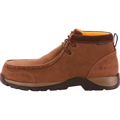 Ariat Edge LTE Men's 4.5 inch Composite Moc Toe Electrical Hazard Work Shoe