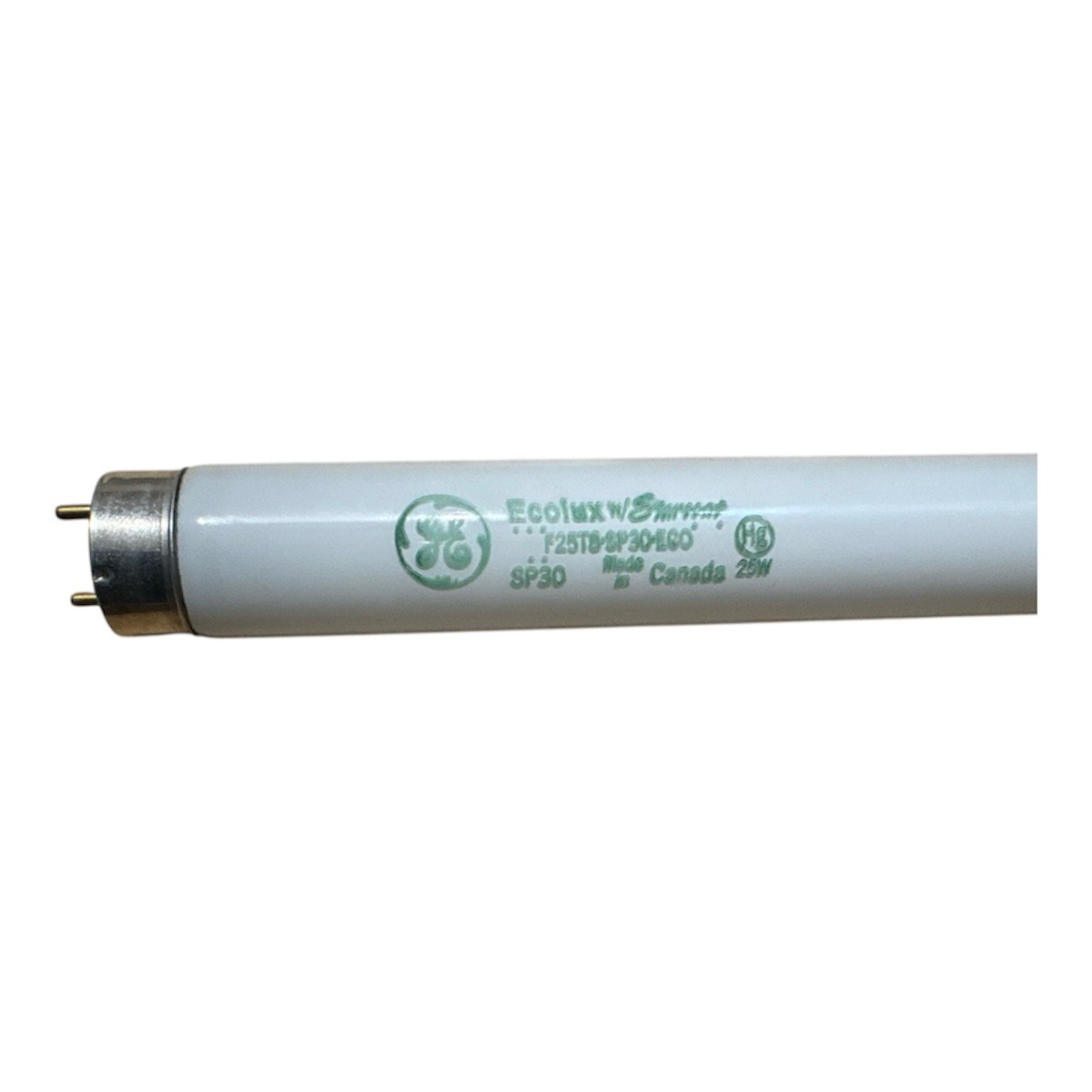 22 PCS x GE Ecolux F25T8 SP30 ECO 25W Fluorescent Tube Light &ndash; Soft White 3000K