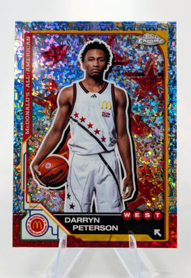 2025 Topps Chrome McDonald s All American Darryn Peterson #12 McFlurry Refractor