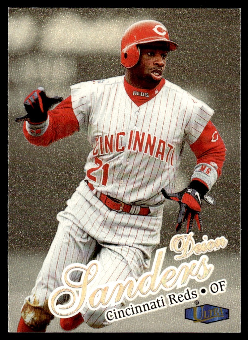 1998 Ultra Gold Medallion Deion Sanders Cincinnati Reds #42G