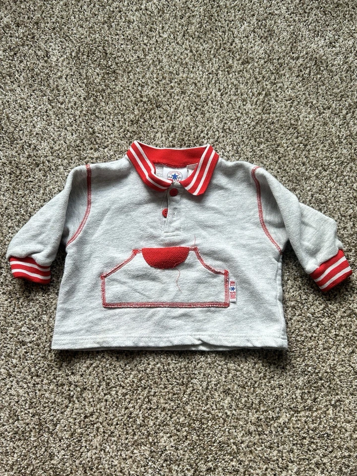 Sudadera Converse All Star vintage años 90 niño talla 18 m Foto 2 de 4