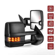 Tow Mirrors For 1999-2002 Chevy Silverado GMC Sierra 1500 2500 3500 Power Heated