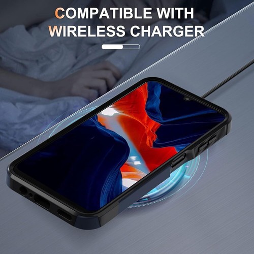 Custodia telefono antiurto + vetro per Samsung Galaxy A35 A15 A14 5G A54 A03S A23 - Foto 18 di 68