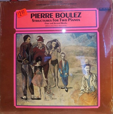 Pierre Boulez - Structures For Two Pianos  First And Second Books - U - G5870z