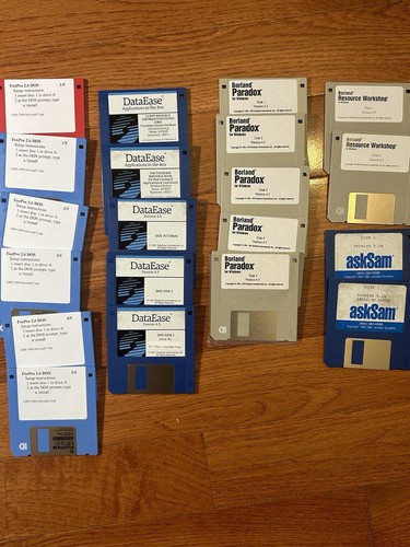 FLOPPY DISK Sets (130) Used 3.5" Floppy Disks Original IBM/MS-DOS/PC - Picture 2 of 11