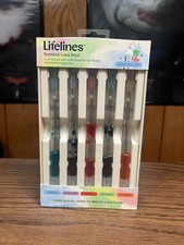 NEW Lifelines Scented Lava Pens 5 Pack Colored Gel Pens Flowing Ink Aromatherapy