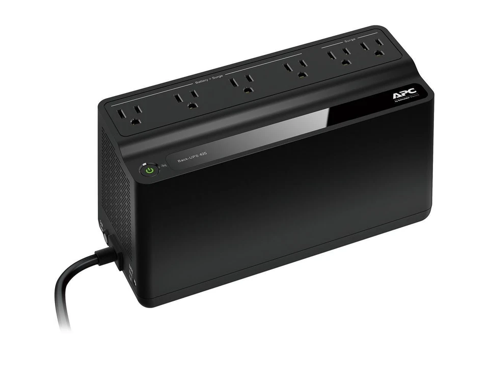 APC BE425M Battery Back-UPS  6 Outlets, 425VA, 120V - Tower - 8 Hour Recharge - - Image 4 of 4