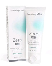 BB: 2027 Something Nice Zero Pro Premium Toothpaste Soft Mint 4 oz Sealed New