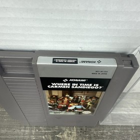 Where in Time is Carmen Sandiego (Nintendo NES, 1991) Cart Only Tested Works