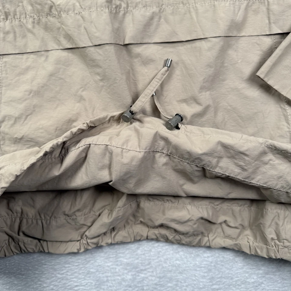 Chaqueta de Lluvia Eileen Fisher Algodón Orgánico Ligera Cuarto Cremallera Rompevientos L Foto 3 de 4